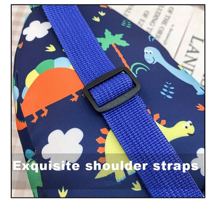 Bolsas de Ombro de Dinossauro Fofas Infantis Bolsas de Peito Casuais Novas para Meninas e Meninos Porta-Moedas de Nylon Bolsas Pequenas a Tiracolo