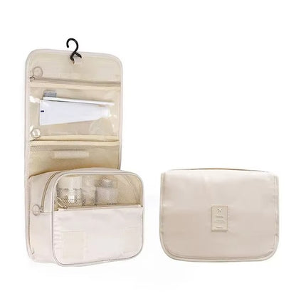 Portable Toiletry Washbag Have Hanging Hook Waterproof Women Bathroom Cosmetic Storage Bag Large Capacity Travel Men Makeup Case