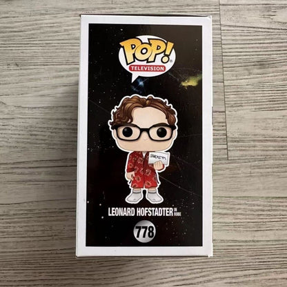 Funko Pop American TV Series The Big Bang Theory Leonard Leakey Hofstadter Bonecos Escultura de Vinil Edição Limitada Coleção Presente