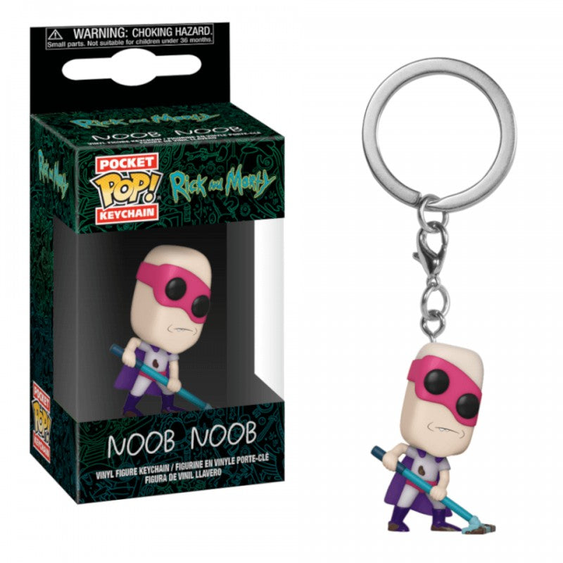 Funko Pop Novo Rick E Morty Noob Noob TINKLES MR. POOPY Chaveiros Boneco de Vinil Krombopulos Pickle Rick Chaveiro Pocket Pop Brinquedo