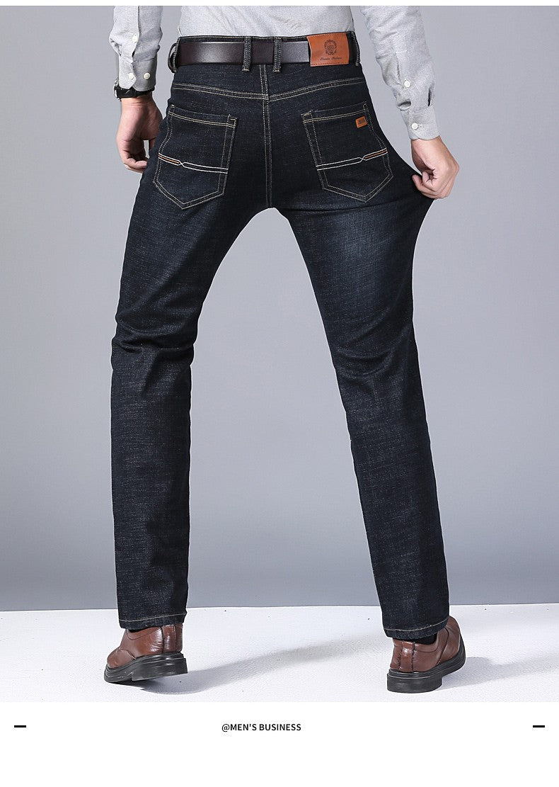 New Men Classic Jeans Jean Homme Pantalones Hombre Men Mannen Soft Black Biker Masculino Denim Overalls Mens Pants Size 32-38