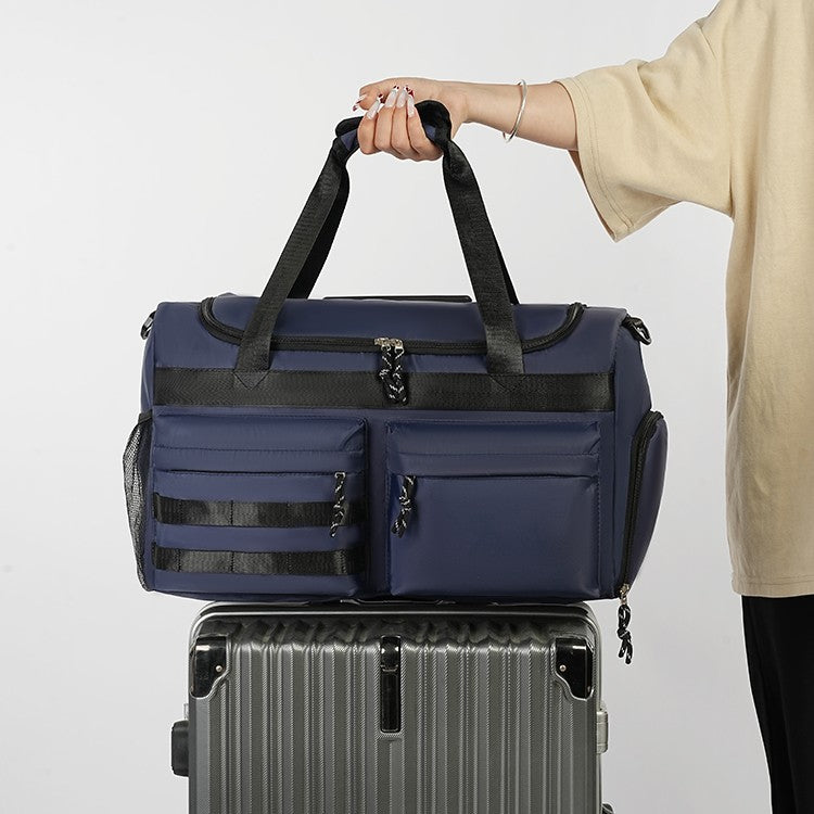 Large capacity travel bag | carry on, dry and wet separation, multi-functional night weekend bag, Unisex personal belongings bag