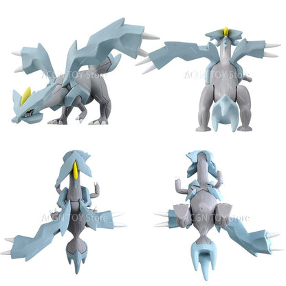 Bonecos e figuras de ação Pokémon TOMY originais: Zacian, Zamazenta, Reshiram, Arceus, Lunala, Rayquaza, Giratina, Zygarde, Palkia, Kyogre - Brinquedos de PVC