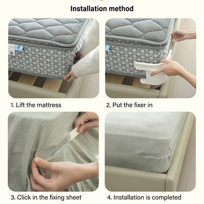 4Pcs Invisible Bedsheet Corner Tightener Clips Multifunctional Bed Sheet and Bed Cover Grippers Non-Slip Quilt Cover Fixed Clips