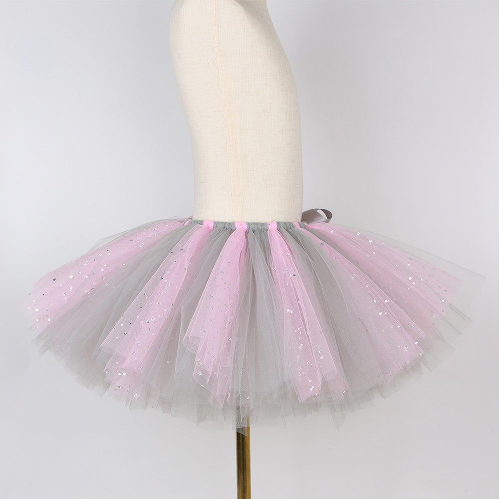 Elephant Tutu Skirt for Baby Girls Carnival Party Animal Dress Up Outfit Halloween Elephant Costume for  Fluffy Tulle Skirts