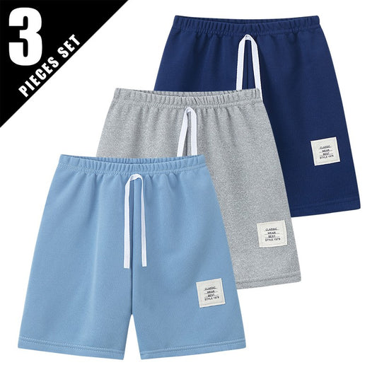 1/3 Pcs Children's Basic Joker Shorts Boy Leisure Sports Tether Pants Girl Fashion Comfortable Multicolor Combination Hot Pants