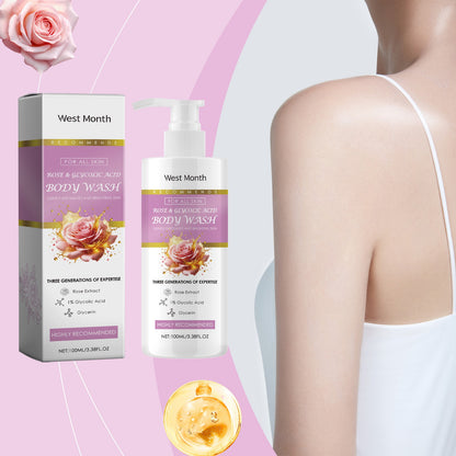 Gel Esfoliante de Banho Limpeza Profunda Reduz Células Mortas Hidratante Melhora o Ressecamento da Pele Controla a Oleosidade Suaviza Ilumina Loção de Banho