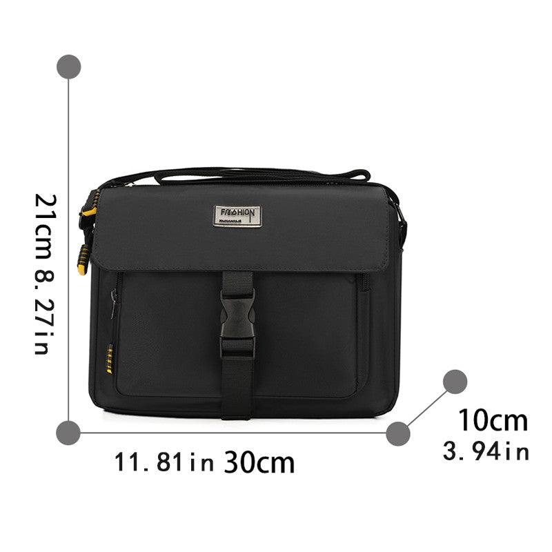 Men's Fashion Crossbody Bag, Adjustable Straps, Business & Casual Two-in-One, Essential for Commuting and Daily Work, Everyday C
