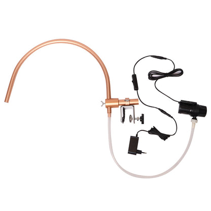 Equipamento de spa capilar Terapia aquática Circulação de água Chuveiro cascata para lavatório de salão Cama de salão Equipamento de salão estilo japonês