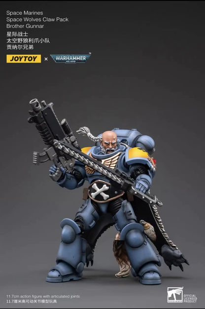 1/18 JOYTOY Action Figure 40K The Horus Heresy Space Wolves Figures And Mechas Logan Ghostwolf Anime Model Toy