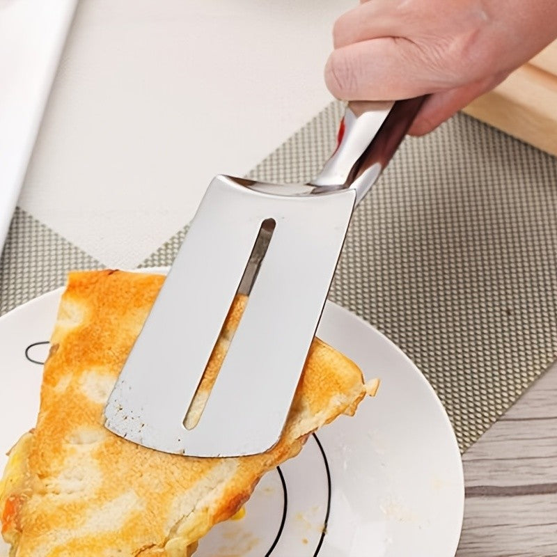 1 Pinça de Cozinha em Aço Inoxidável para Churrasco, Pão, Clipe Durável, Pá para Fritura, Pá para Peixe Frito, Utensílios Domésticos de Cozinha