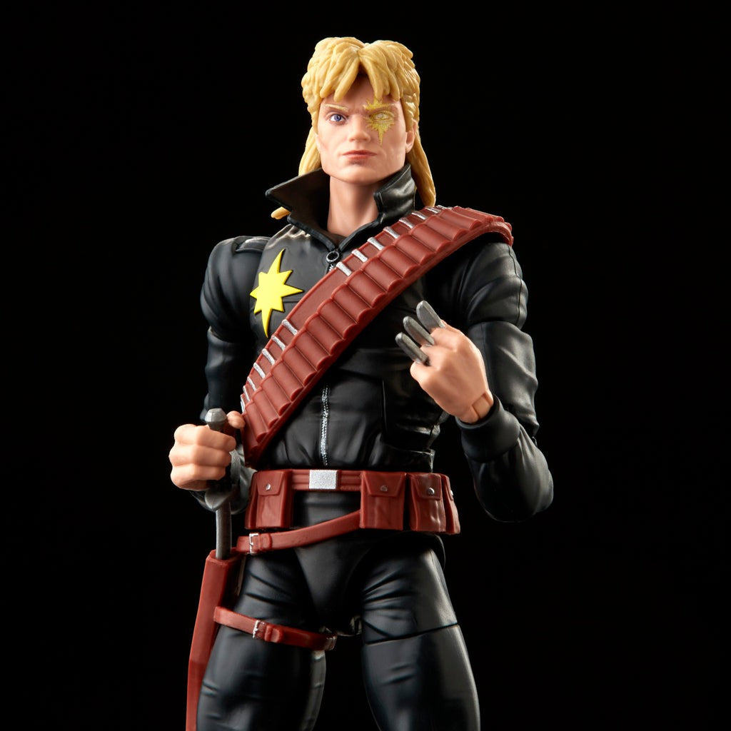 Boneco de Ação Marvel Legends Retro Wolverine Espiral Avalanche Longshot Dark Phoenix Multiple Man 6"