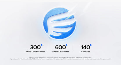 ORICO 1TB Portable SSD Up to 2000MB/s External Solid State Drive, USB 3.2 Gen 2x2 20Gbps for MacBook, iPad iPhone 15, PSSD - A20