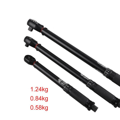 Chave de Torque Pré-definida 1/2'' 3/8'' 1/4'' com Encaixe Quadrado para Bicicleta, Catraca de Duas Vias para Carro, Moto e Ferramentas Manuais Automotivas