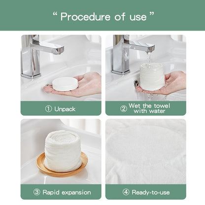 Premium Compressed Towel Tablets Disposable Towel Large Bath Towel Reusable Travel Towel for Hotel Camping Mountaineering Sports