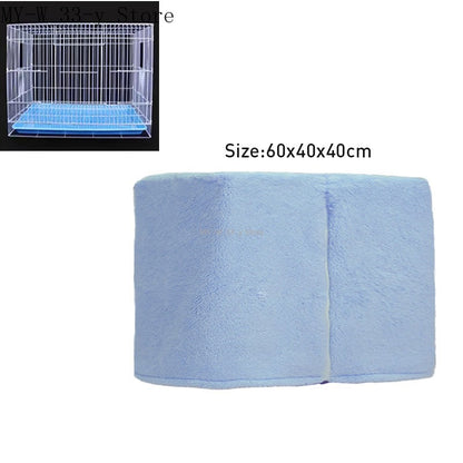 Capa Para Gaiola De Pássaros De Inverno Quente Respirável À Prova De Respingo Grande Capa Para Gaiola De Pássaros Sombra Protetora Para Gaiola De Papagaio Produtos Para Pássaros