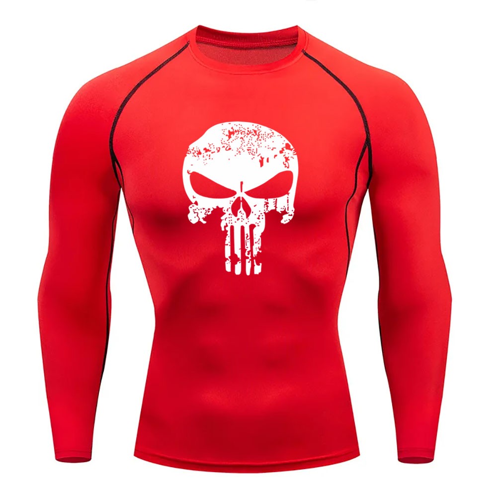 2024 Compression Shirt for Men, Superhero T-Shirt, Quick-Drying, Breathable, Short-Sleeved, Outdoor Sports, Running, S-3XL