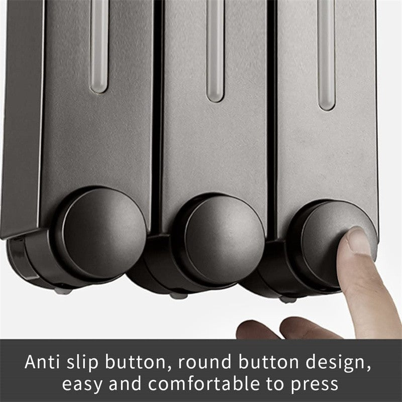 Lamgool 420ML Soap Dispenser Wall Mounted Shower Soap Dispenser Shower Gel Detergent Dispenser for Bathroom Accessories DropShip