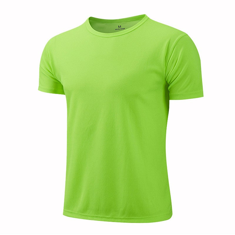Quick Dry Short Sleeve Sport Tees Tops Gym Jerseys Fitness Shirt Trainer Running T-Shirt Breathable Sportswears Men Women