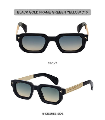 Polarized Square Sunglasses Men 2025 Luxury Brand Vintage Rectangle Sun Glasses Classic Driving Eyewear For Male UV400 Shades