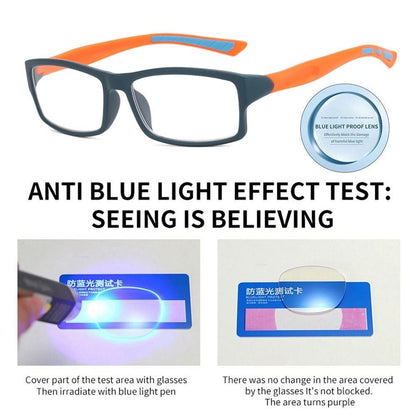 Sport Men Reading Glasses Ultralight Anti-blue Light Presbyopia Eyeglasses Women Men Far Sight Optical Eyewear Diopters +100+400