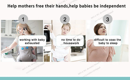 47CM Baby Stroller Soother Hanging Doll Giraffe with Soft Cotton Crib Bell Infant Bed Game Educational Toy for Son Daughter Gift