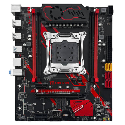 Kit Placa-mãe MACHINIST X99 RS9 Opcional LGA2011-3 Xeon E5 2640 V3 CPU e 16GB RAM DDR4 NVME M.2 Quatro Canais USB3.0