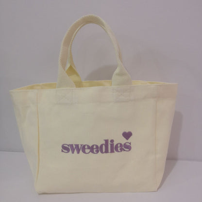 Wholesale 100pcs/lot Recycled Reusable Daily Handbag Custom Logo Cotton Canvas Tote Bag Convenient Shopping Women Gift Bag