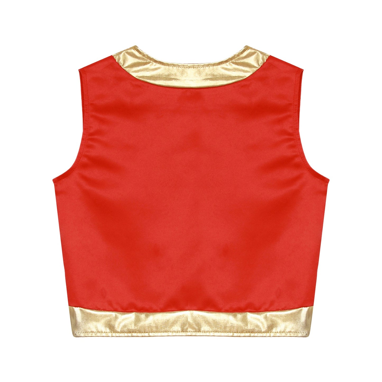 Boys Girls Halloween Toad Game Character Vest Open Front Loose Waistcoat Carnival Theme Party Super Brother Role Play Costume