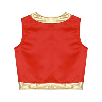 Boys Girls Halloween Toad Game Character Vest Open Front Loose Waistcoat Carnival Theme Party Super Brother Role Play Costume