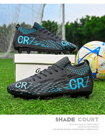 2025 New Men Soccer Shoes Unisex Drop Shipping Football Boots Breathable Sports Cleats Professional Outdoor Ultralight Non-slip