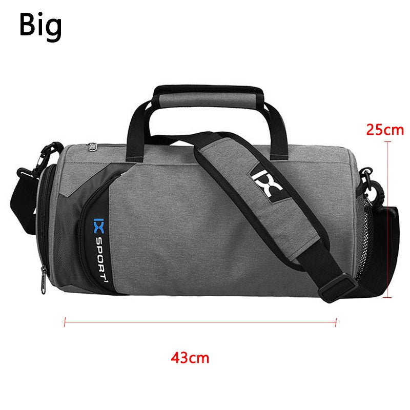 Bolsa de Ginástica Masculina Seca e Molhada para Yoga Feminina Treino Mala de Viagem Sacola de Esporte Ao Ar Livre Natação Sapatos Femininos Fitness Bolsa de Ombro de Fim de Semana