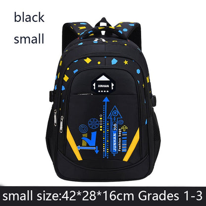 Bolsa de Ombro Infantil Padrão Geométrico Mochila Infantil para Escola Primária Mochila para Adolescentes Meninos Meninas Bolsa Escolar Impermeável Mochila