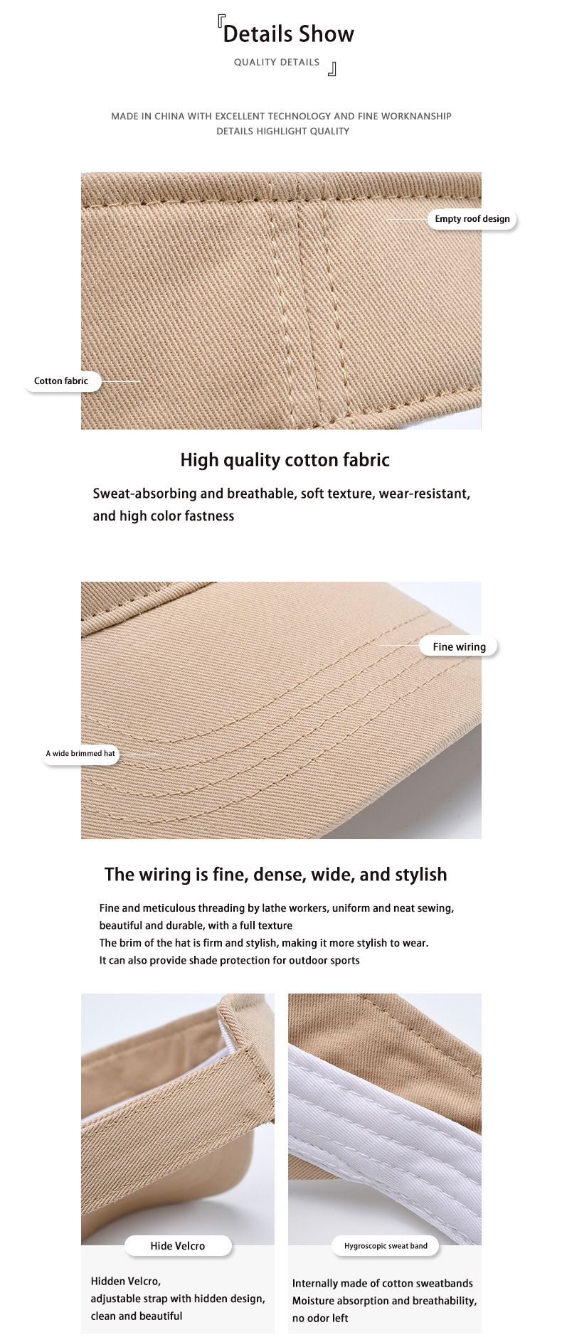 New Summer Sun Hats Men Women Cotton Outdoor Visor UV Protection Top Empty Sport Tennis Golf Running Sunscreen Baseball Cap