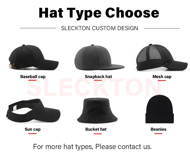 SLECKTON Custom Logo Embroidery Quick-Dry Baseball Cap for Summer Protection Breathable Waterproof Design DIY Picture Print