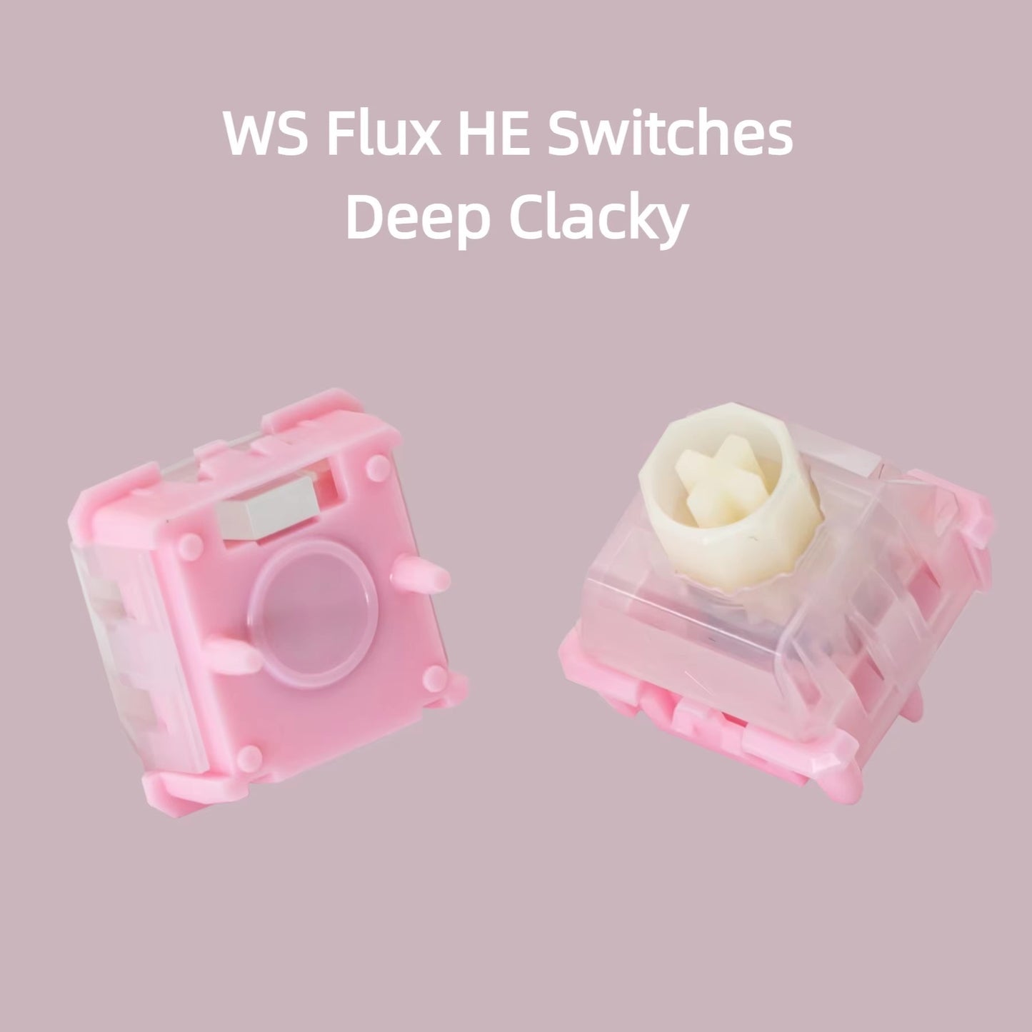 Wuque Studio WS Flux HE Switches Deep Clacky Sound 35g Magnetic Linear Switches Prelubed Keyboard Switch Hall Effect Keyboard