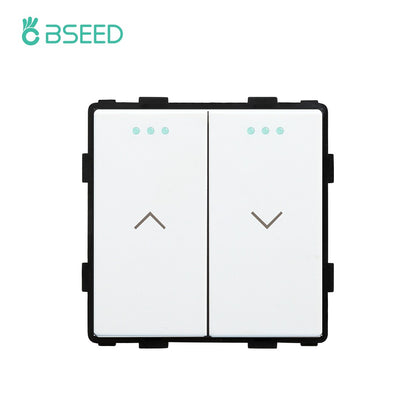 BSEED EU Standard Wall Socket with USB RJ45 TV Satellite Plug Glass Panel DIY Free Combination Function Part for Home Automation