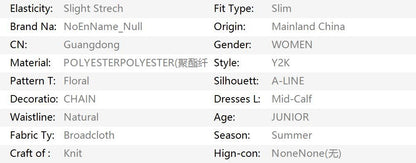 Gothic Skirt 2000s Summer Women's Clothes Gyaru Kpop Streetwear Lace High waist Casual Aesthetic Long Skrit Femme Hip hop Skirts