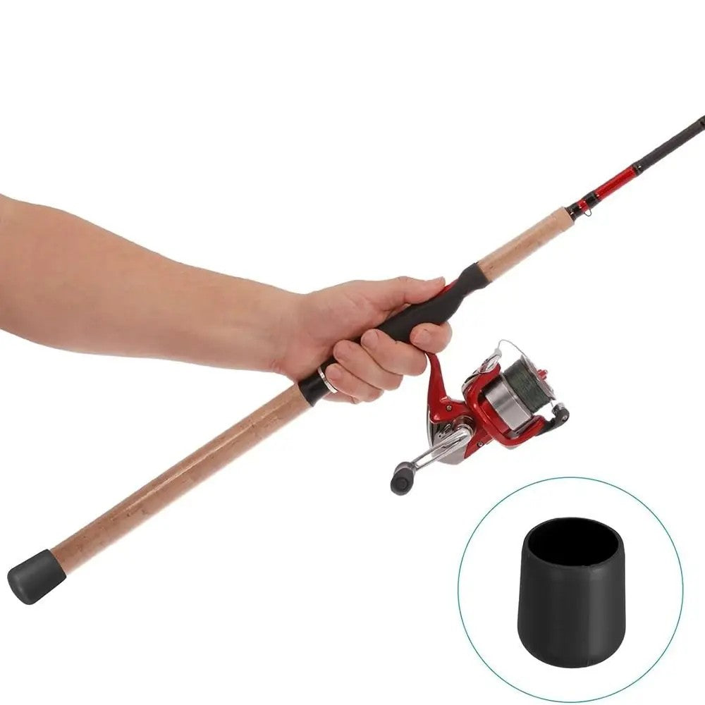 1 Peça de Tampa de Haste de Pesca, Capa Protetora de Cabo de Haste de Pesca, Protetor de Fundo de Haste de Isca de Silicone, Acessórios de Pesca