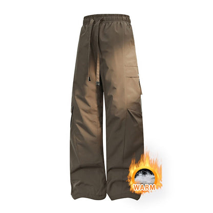 Calças de inverno masculinas para caminhada, impermeáveis, à prova de vento, calças de montanhismo, para manter aquecido, acampamento, trekking, esqui, calças com bolso com zíper