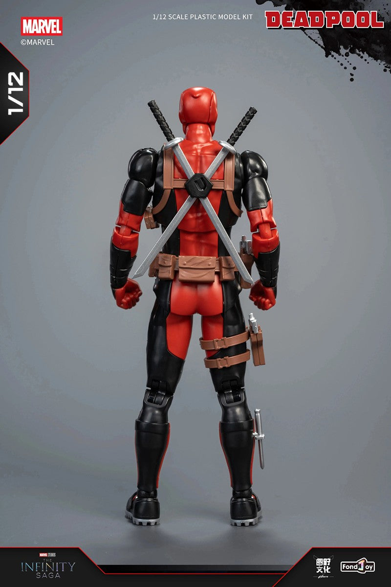 Fondjoy 15cm Deadpool Articulações Móveis 1/12 Modelo de Brinquedo Montado Marvel Anti-Heróis Figura de Anime Presente Brinquedo Infantil Enfeite de Mesa