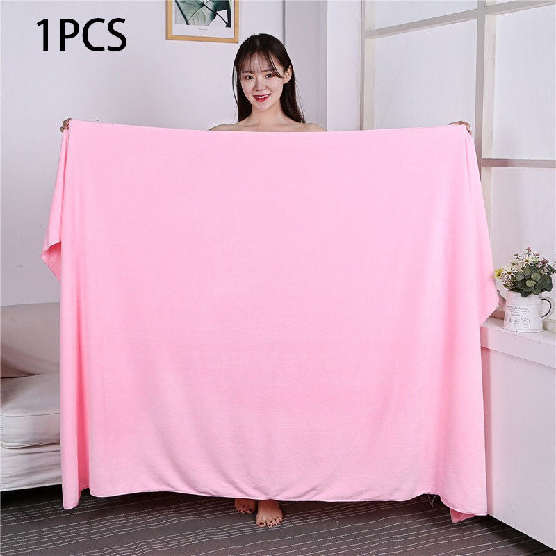 Large size180x200cm thickening beauty salons Bath towels quick drying are soft skin friendly non shedding hotel massage towels