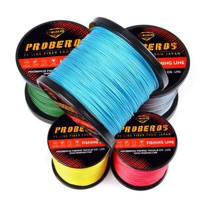 Linha PE Trançada Dyneema de 8 fios para Pesca em Rochas/Mar 0.1mm-1.0mm 6LB-300LB Linha Principal para Isca Multifilamento Livre de Emaranhados Fio PE Trançado