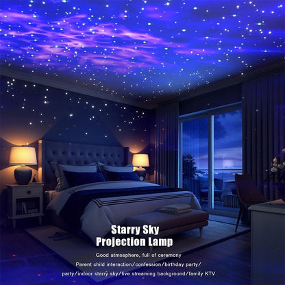 Party Disco Ball Dj Disco Light Strobe Dance Sound Activated with Remote Control Stage Rave Light Ocean Star Projector for Club