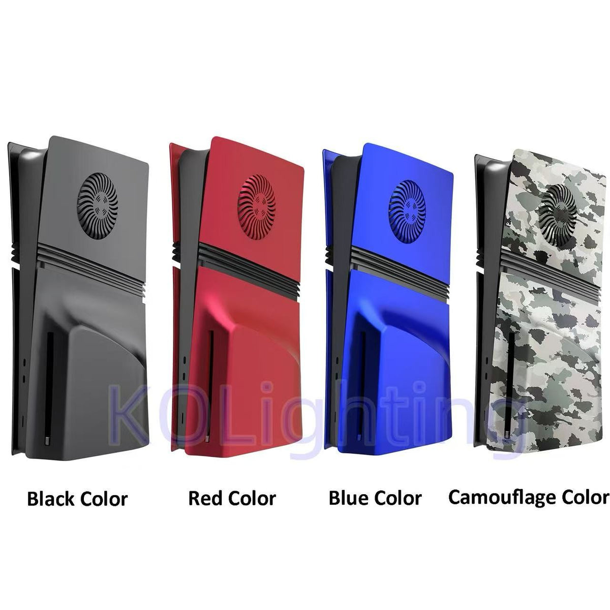 High Strength ABS Pro Cooling Vent Faceplate for PlayStation5 Pro Disc Console Replacement Matte Vented Shell for PS5 Pro Disc