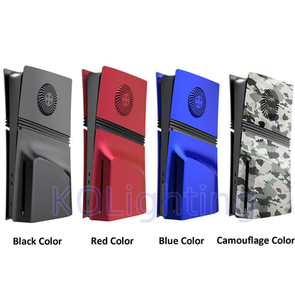 High Strength ABS Pro Cooling Vent Faceplate for PlayStation5 Pro Disc Console Replacement Matte Vented Shell for PS5 Pro Disc
