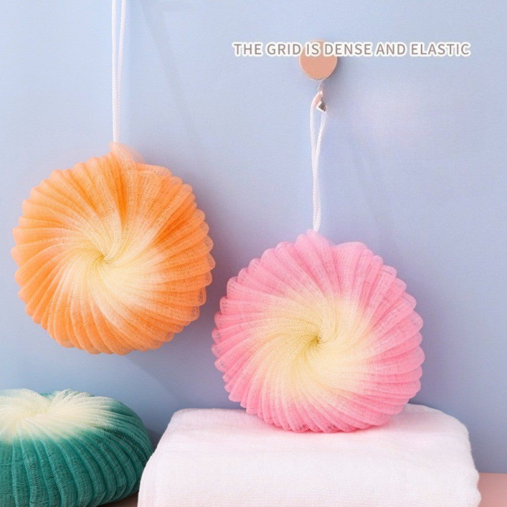 1pc Shower Mesh Foaming Sponge Balls Soft Body Scrub Exfoliating Skin Back Brush Cleaner for Bath Bubble Ball Bath Accessories