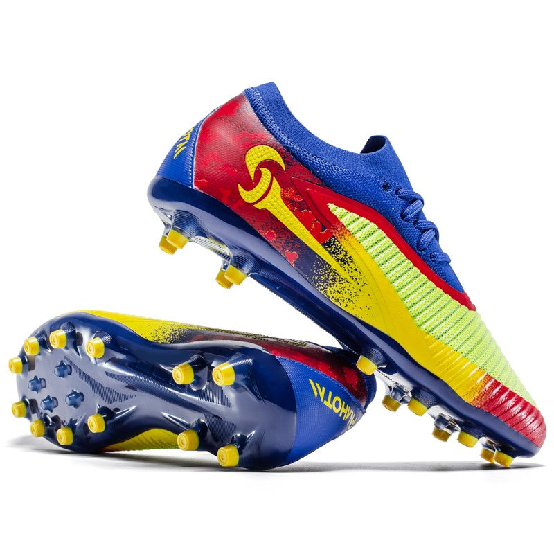 High Quality Mens Soccer Shoes TF/FG Training Football Sneakers Ultralight Non-Slip Turf Soccer Cleats Chuteira Campo 35-45