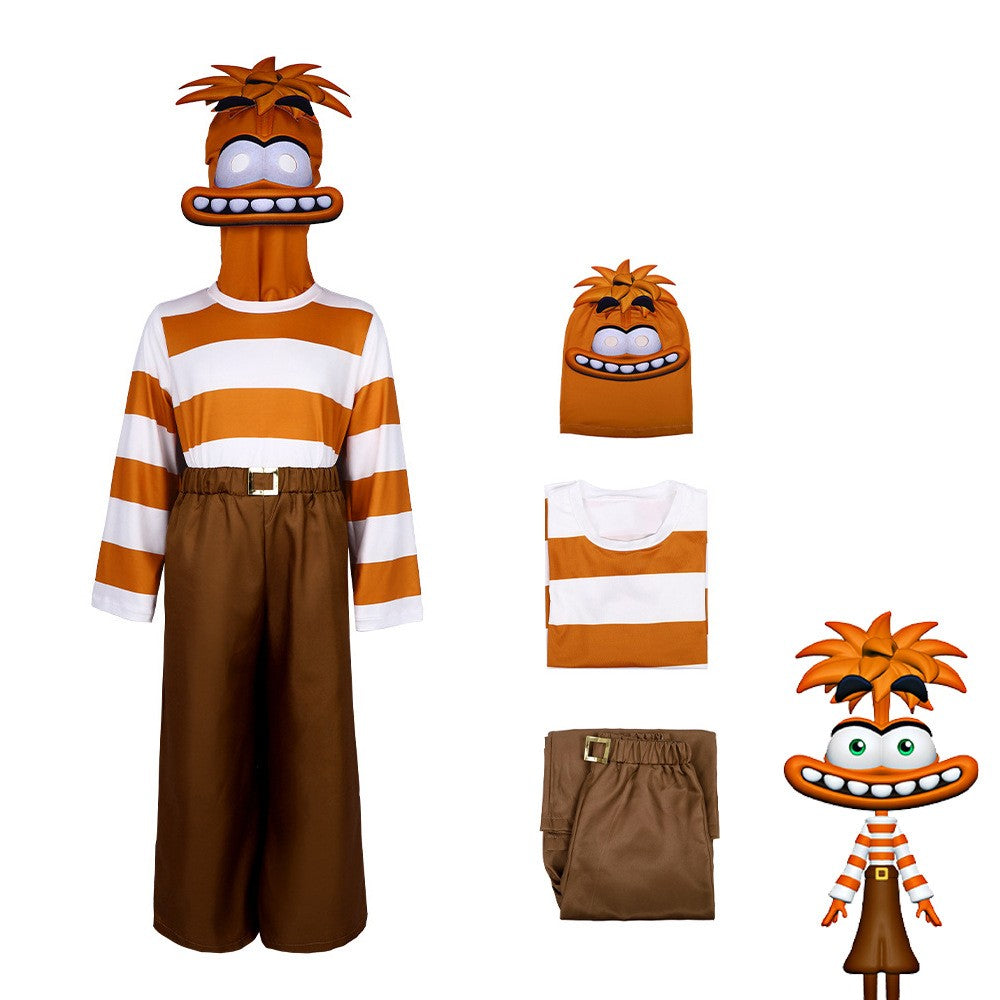 Inside Out Cosplay Costume Inside Out 2 Cartoon Anger Fear Sadness Anxiety Kids Boy Girls Halloween Carnival Party Dress Up