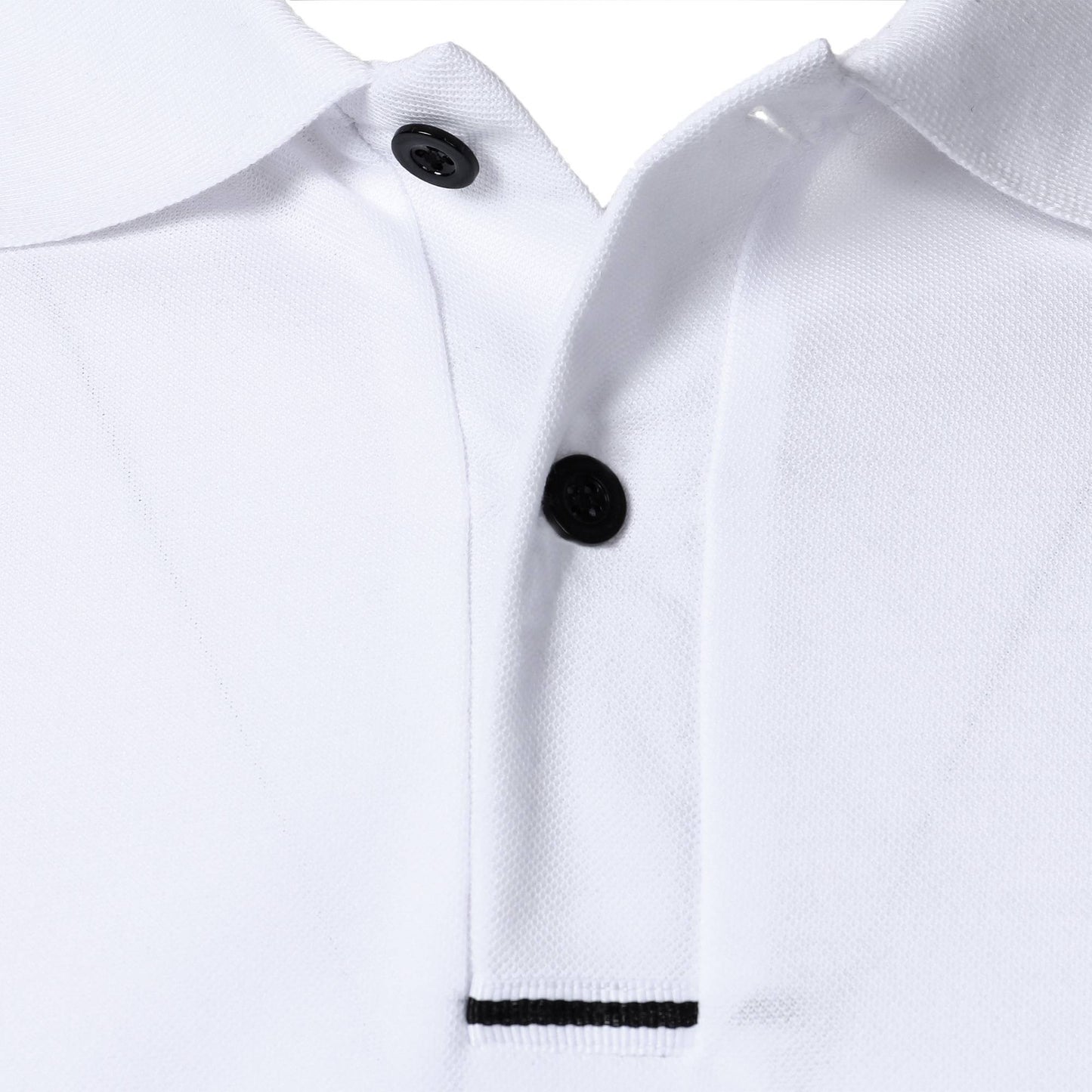 Men's solid color short-sleeved button-down lapel T-shirt casual top